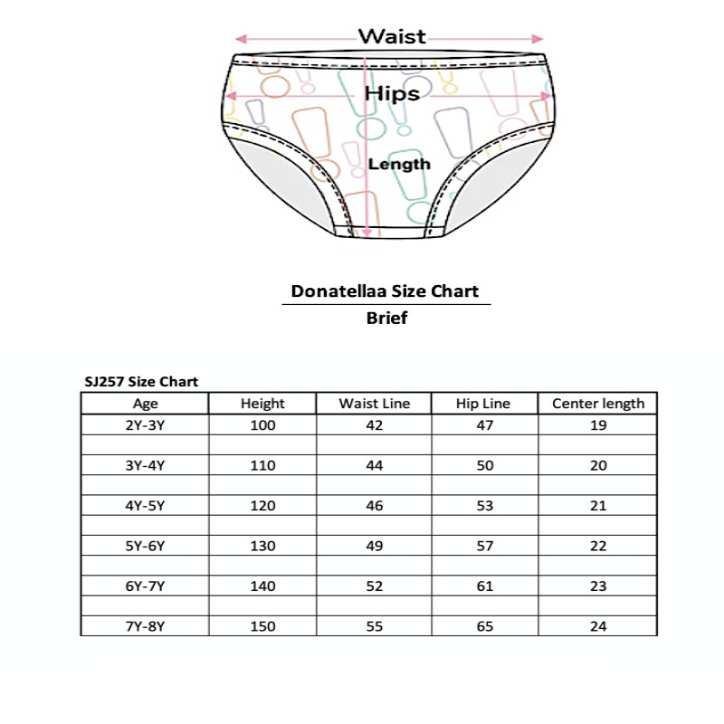 Boys 2Y-7Y Soft Combed cotton Briefs Pack of 3 cool and Breathable SJ257 Lion H651